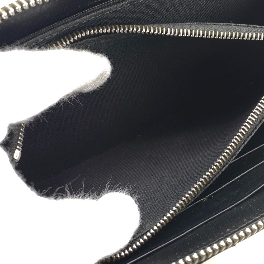 FENDI/フェンディ ラウンドファスナー ズッカ 長財布 ブラック メンズ 