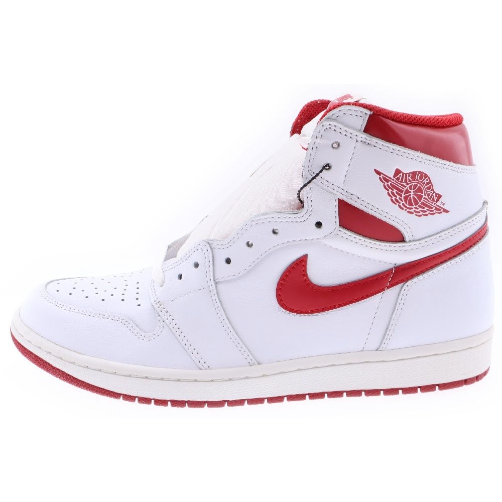 NIKE (ナイキ) AIR JORDAN 1 RETRO HIGH OG METALLIC RED 555088-103 エアジョーダン1レトロハイオージーメタリックレッド スニーカー US10.5/28.5cm