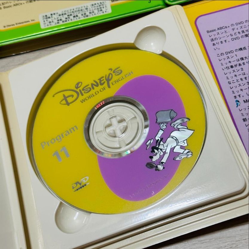 Basic ABC's DVD 12本セット ディズニー英語システム DWE World of