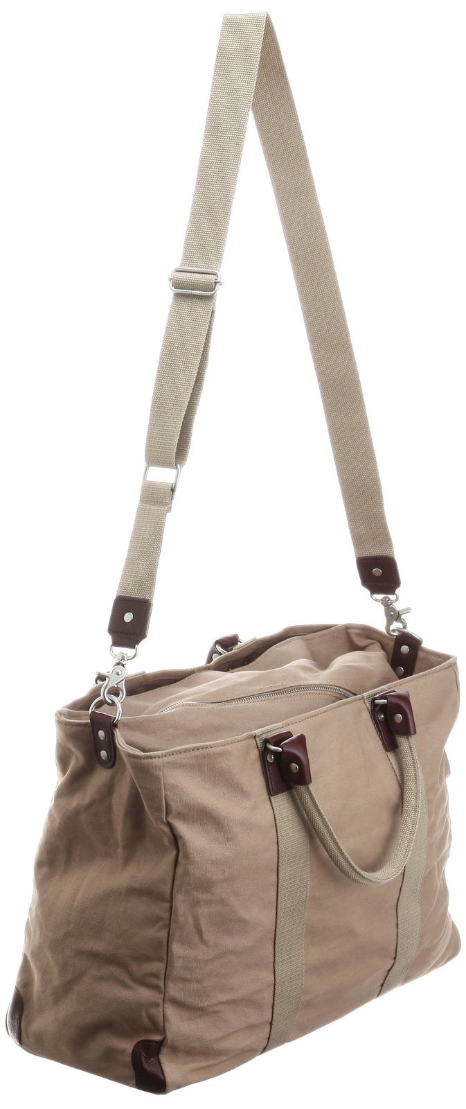 帆布工房 ハンプコウボウ トートバッグ TRIPLINEシリーズ ショルダーベルト付 3X83-01 ベ ベージュ