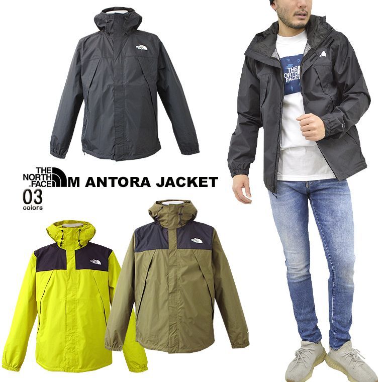 THE NORTH FACEノースフェイス ANTORA JACKET バイカラー マウンテンパーカー ウインドブレーカー レインウェア アウトドア  DRYVENT 軽量 撥水 透湿 防風 TNF BLK/OLIVE TNF BLK/YELLOW - メルカリ