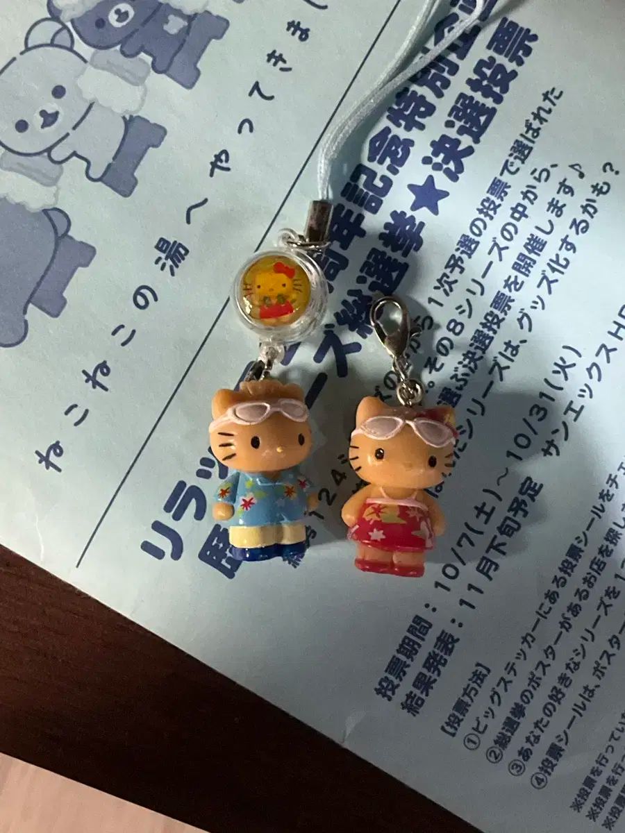 古典 日焼けキティ ストラップ Sanrio サンリオ
