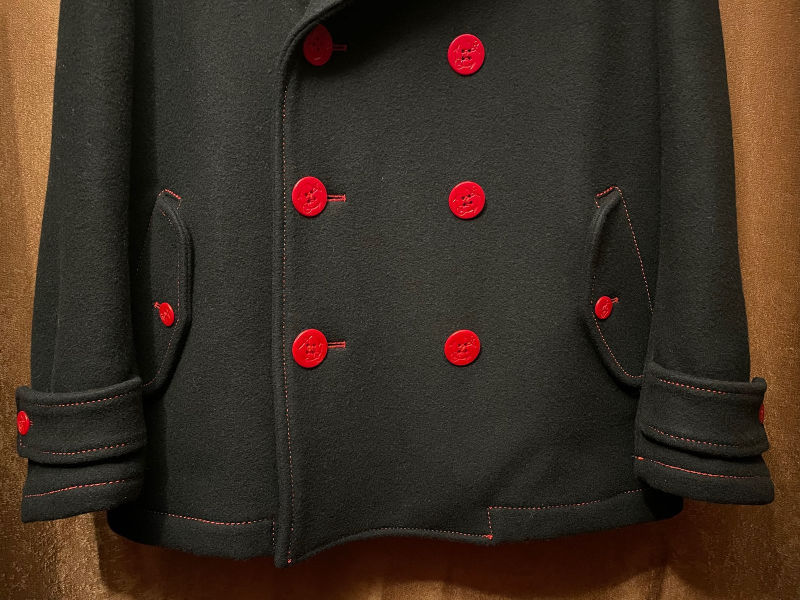 【極美品】2012AW フェノメノン　ピーコート　ネイビー 楽天市場】Sacai サカイ コート一般 コート Coat ウール
