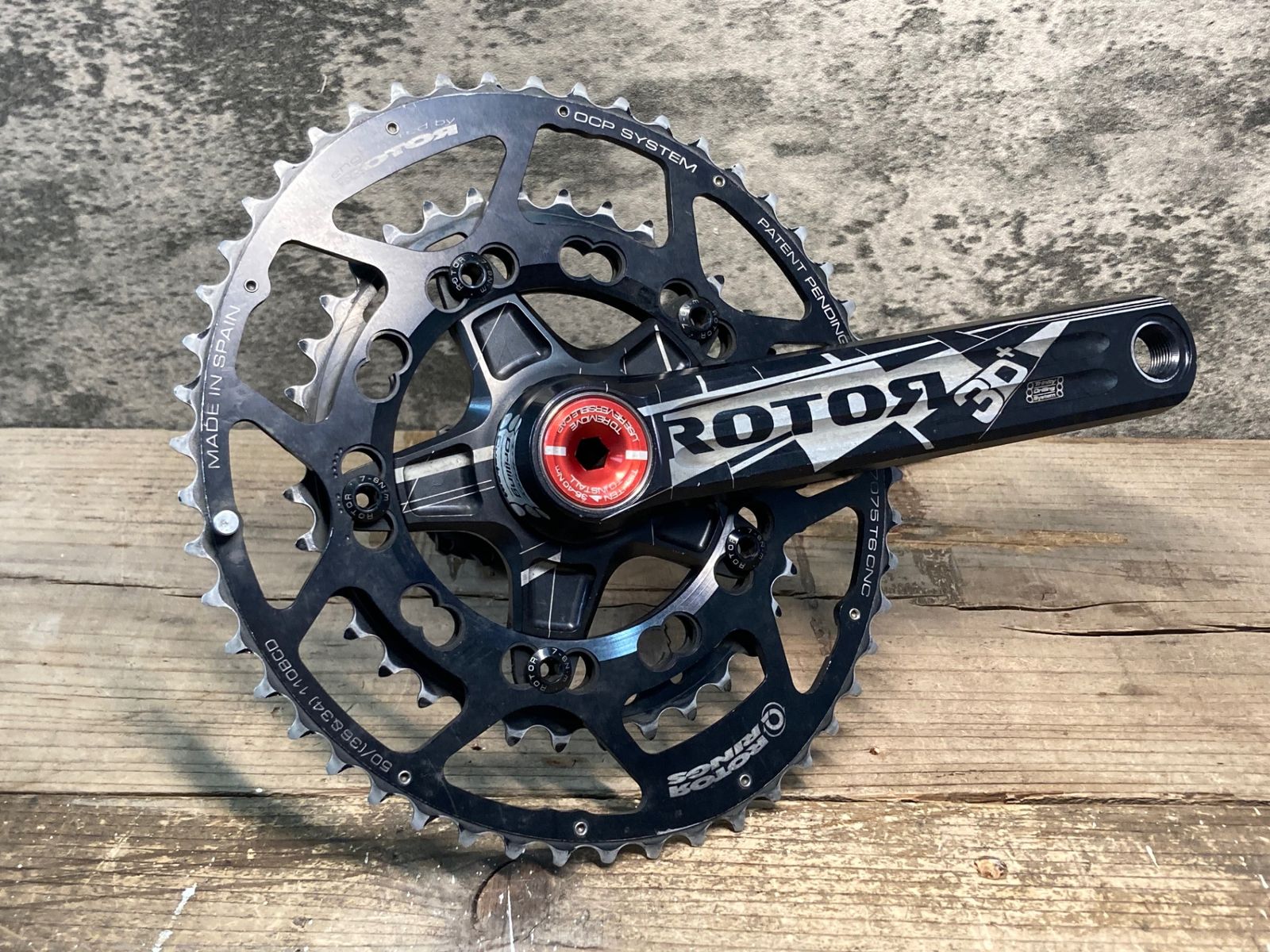 IX459 ローター ROTOR 3D クランクセット 172.5mm 50|36T QRINGS