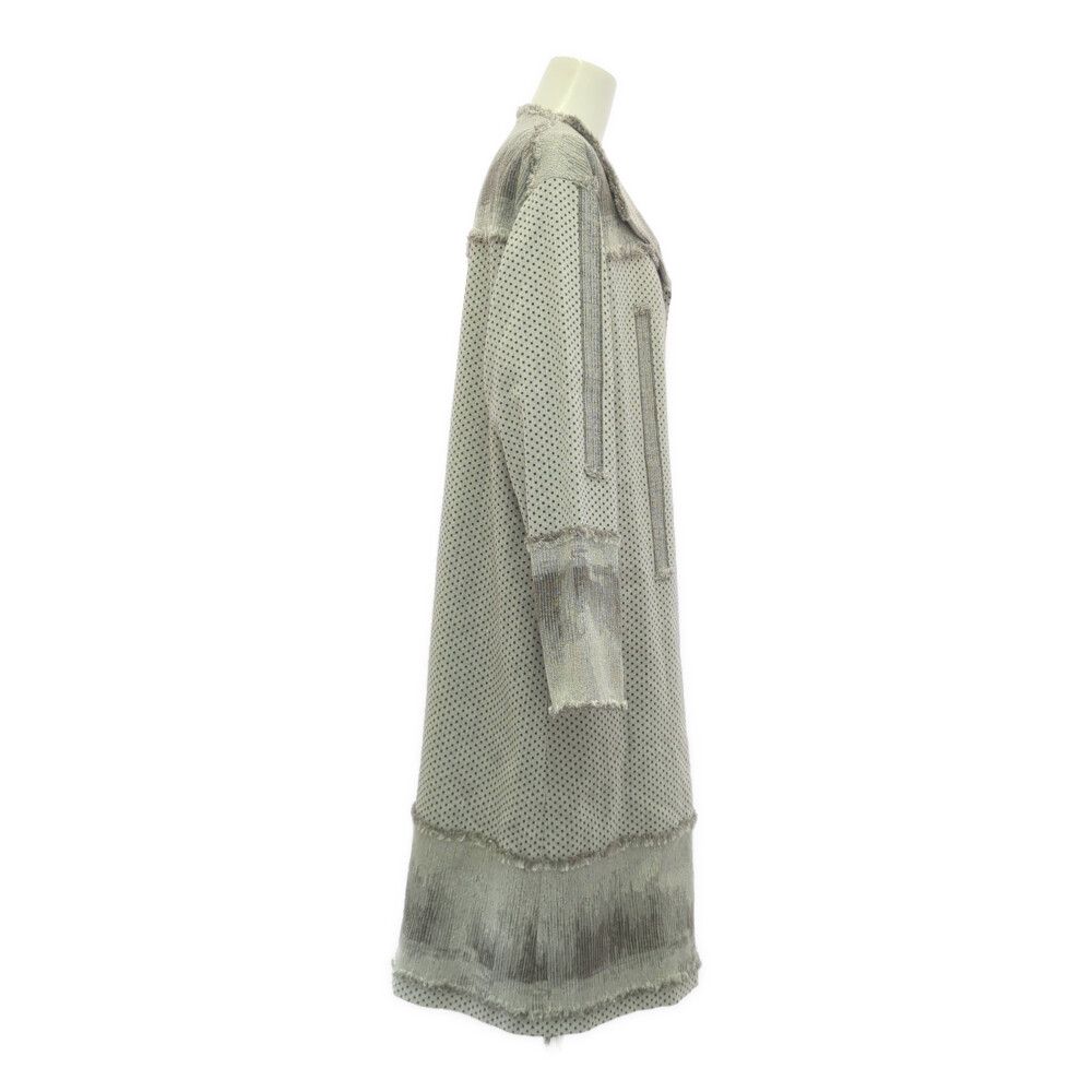 【希少/美品】Haat ハートイッセイミヤケ リボンフリンジ HaaT ISSEY MIYAKE ハートイッセイミヤケ ドット柄 フリンジ スカーフ
