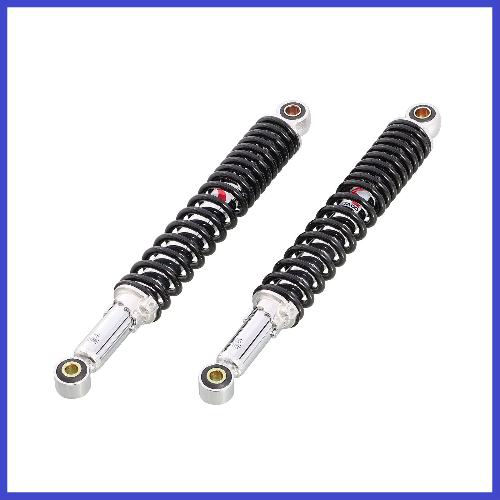 キタコ KITACO リアショックアブソーバー 2本入り 330mm 5段階 オイルダンパー ブラック リトルカブ|スーパーカブ|70|90|110 520-1087150