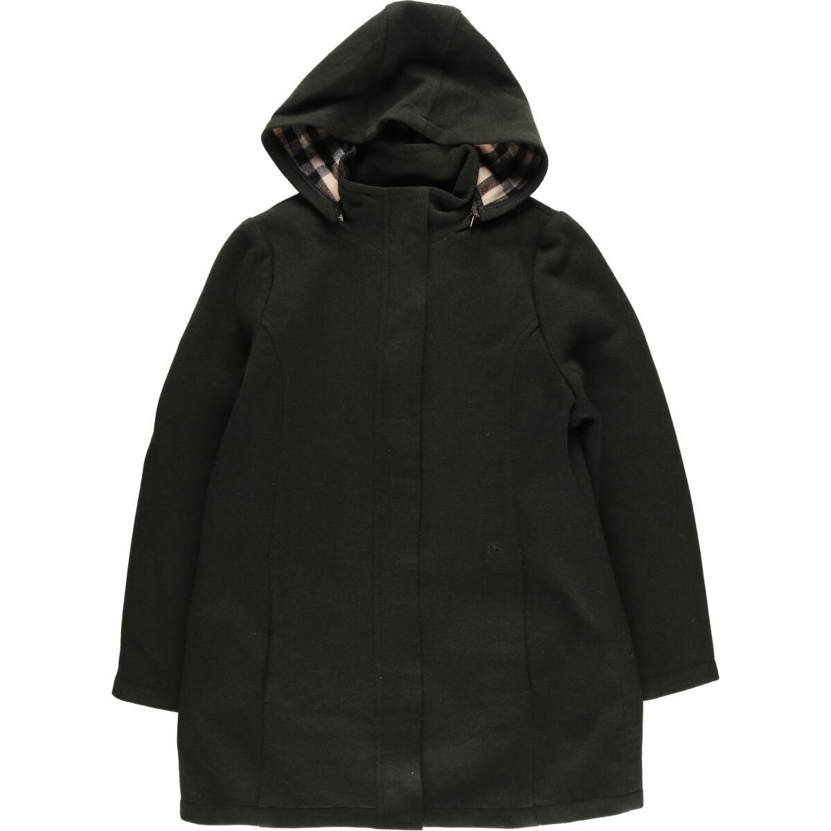 古着 バーバリー Burberry's LONDON ウールフーデットコート スペイン