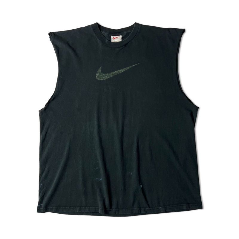 【希少】ナイキ ラガーシャツ 半袖 CRFU 入手困難 ヴィンテージ 90s S NIKE ナイキ 半袖Tシャツ メンズ DF VERBIAGE S／S Tシャツ HJ3614 100