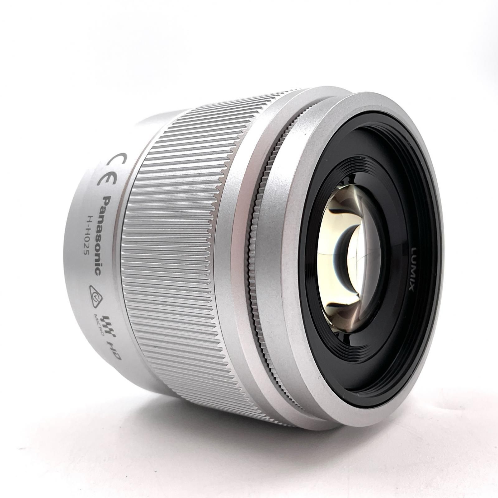 Panasonic H-H025 シルバー レンズ Amazon | パナソニック(Panasonic