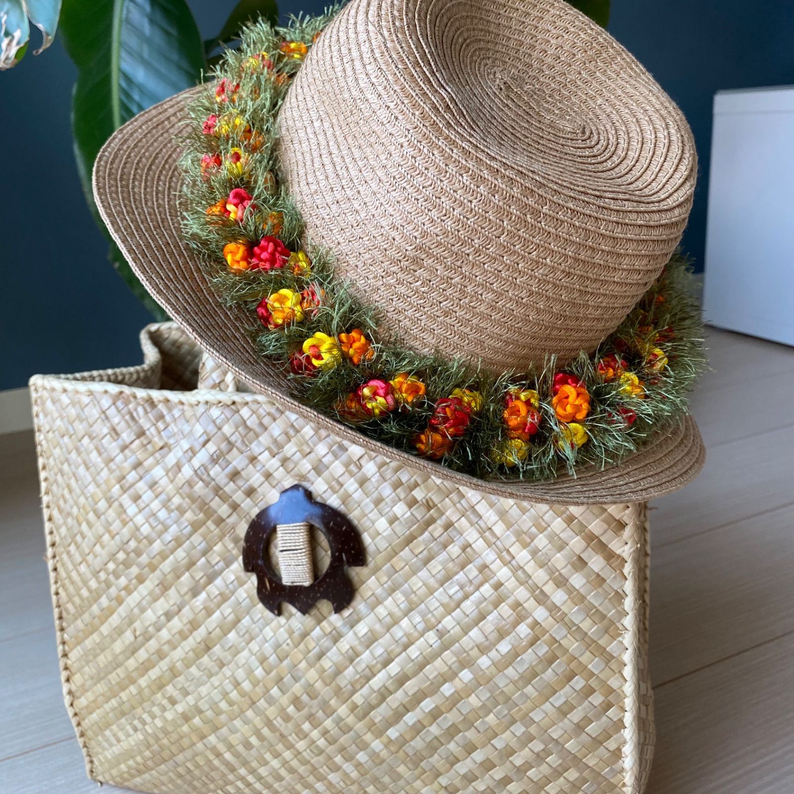 ハワイアンリボンレイ（クロッシェ他） クロシェットレイ作成キット リコ・レフアのリボンロゼットレイ