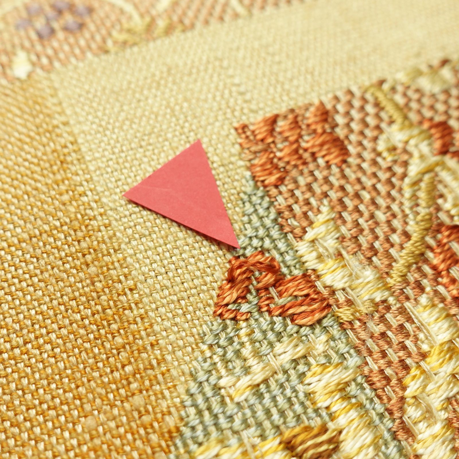 中古 名古屋帯 太鼓柄 正絹 花柄 名古屋仕立て 箔 刺繍 紫陽花 ピンク