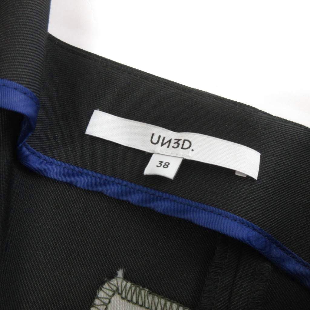 配送商品は通常配送無料。 アンスリード UN3D. MA-1 DOCKING BUSTIER ビスチェ 切替 522420401101 黒 緑 38