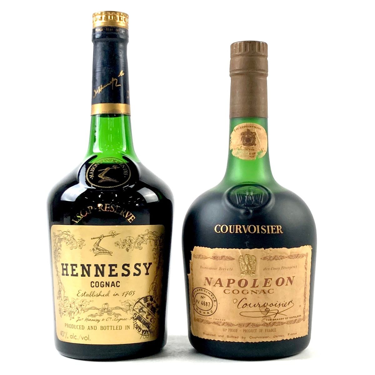 Hennessy & Courvoisier コニャックセット古酒 Hennessy & Courvoisier コニャックセット古酒
