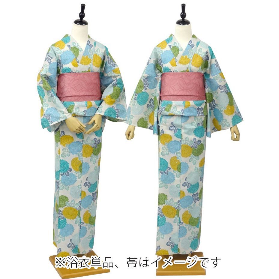 浴衣 レディース 『そしてゆめ』生成地 矢車菊 9SY-04☆ - メルカリ