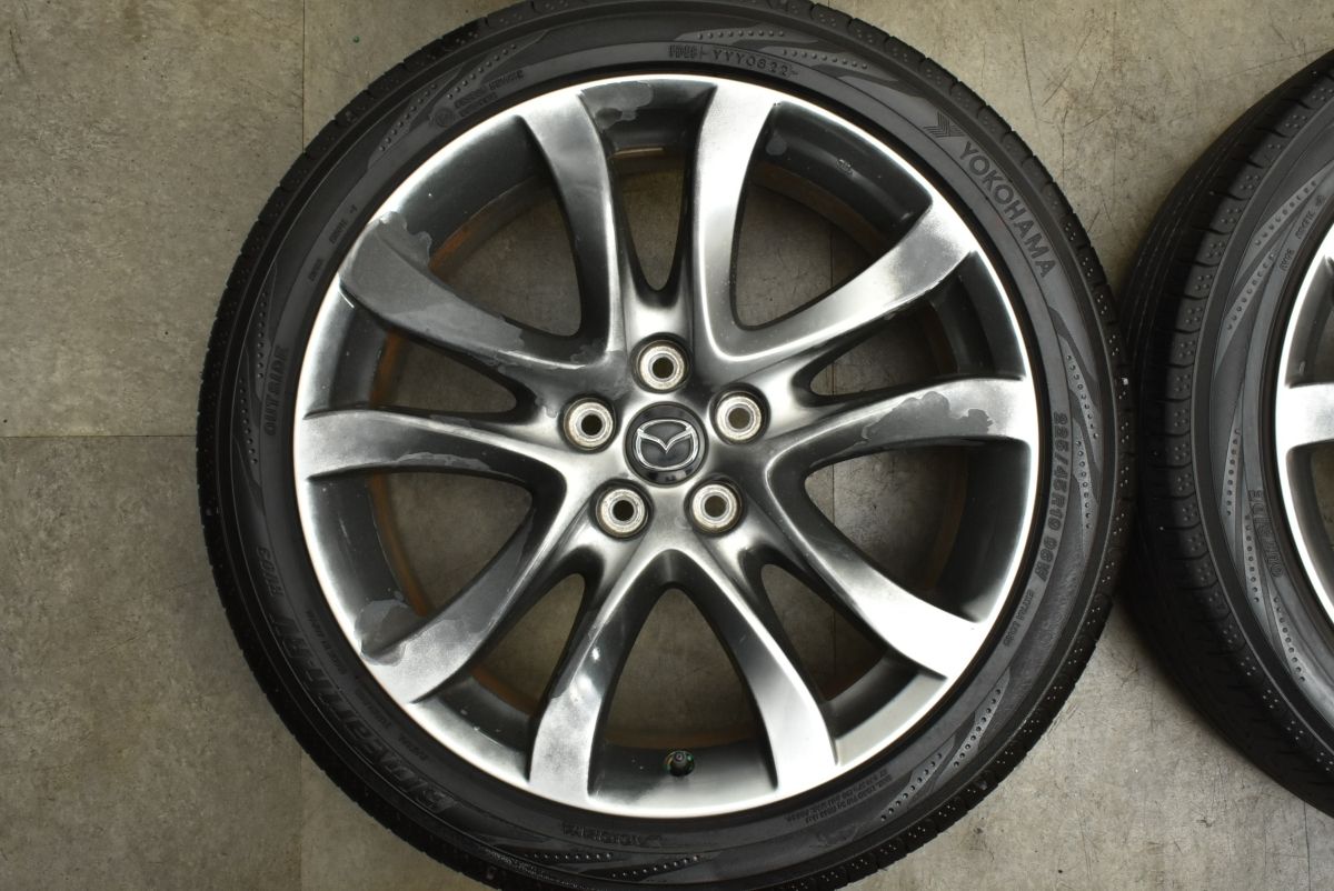 交換用に マツダ アテンザ 純正 19in 7.5J 45 PCD114.3 ヨコハマ ブルーアース RV-02|RV-03 225|45R19 ノーマル戻し
