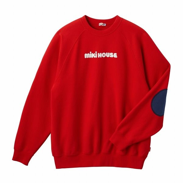 ミキハウス トレーナー mロゴ 長袖 ミキハウス mikihouse バックロゴトレーナー 大人用 スウェット