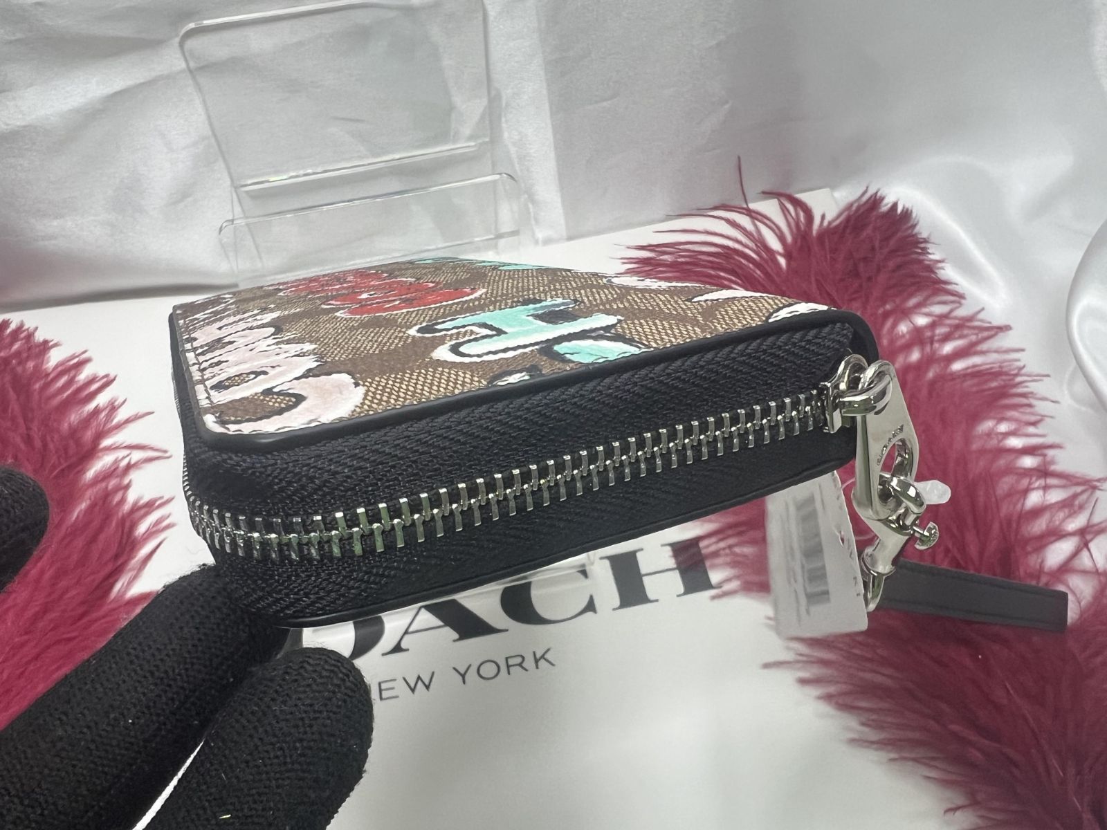 コーチ長財布 COACH 財布 シグネチャー ミント サーフ COACH X MINT +