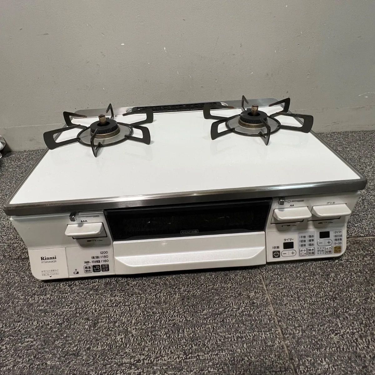 ✩ 美品 リンナイ ガス テーブルコンロ RTS65AWJ3R WL LP - メルカリ