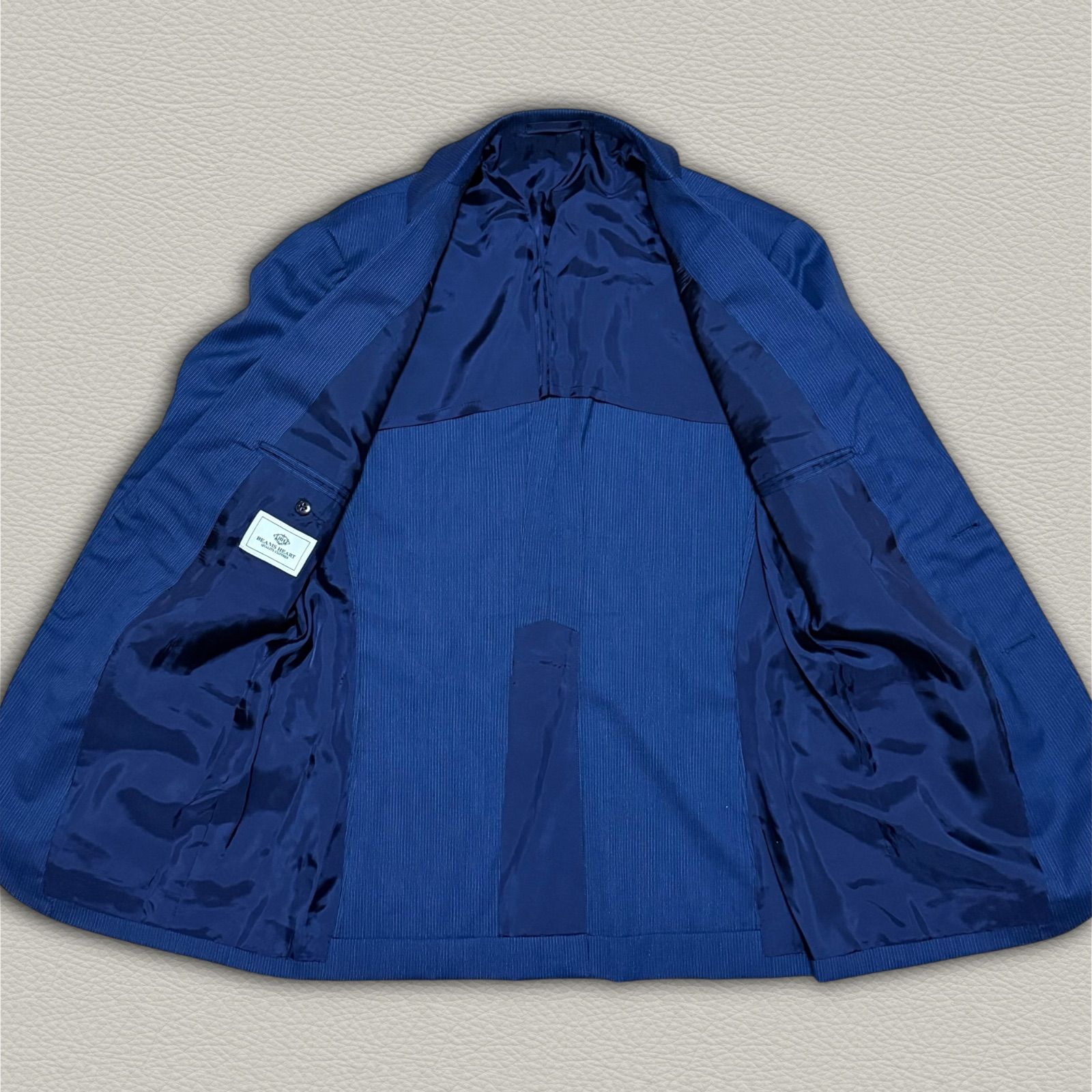 BEAMS HEART セットアップ　スーツ　ネイビー　紺ブレ BEAMS HEART ジャケット テーラードジャケット 「セットアップ