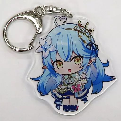 中古】キーホルダー 雪花ラミィ ミニキャラアクリルキーホルダー