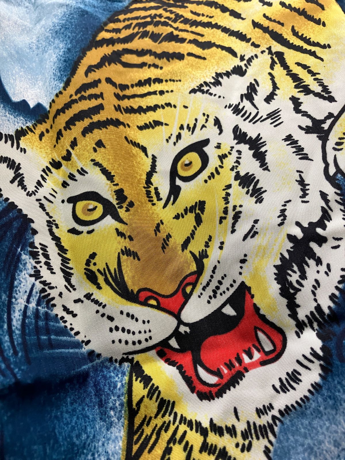 虎 トラ TIGER 和柄 ALL THINGS COLLECTION オープンカラー 開襟