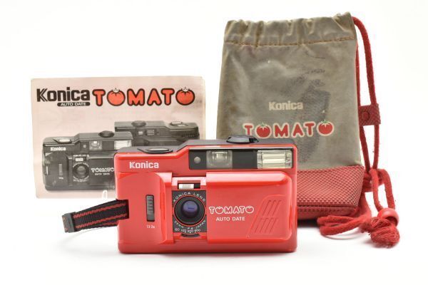 | 動作 済み Konica コニカ TOMATO 35mm F4 コンパクトフィルムカメラ 4732_79_40