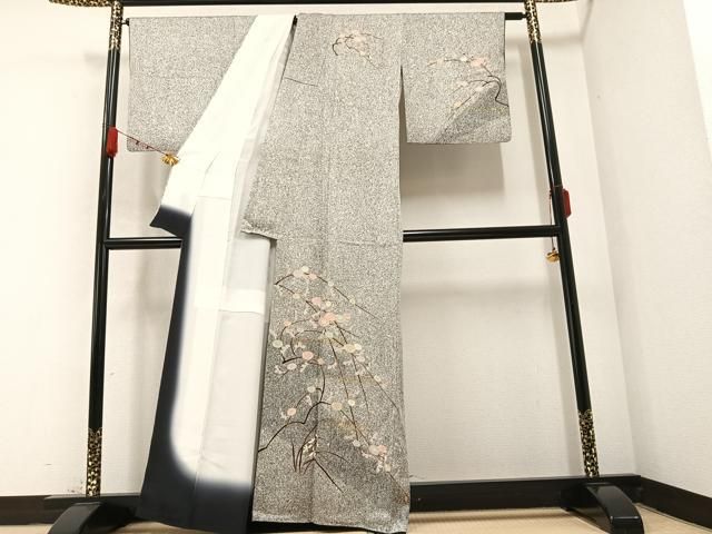 平和屋着物○訪問着 草花文 金彩 正絹 逸品 AABB2924ph - メルカリ