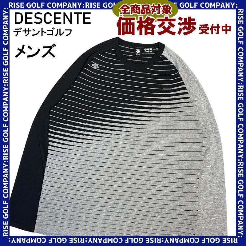 DESCENTE GOLF デサントゴルフ ウール混ニットセーター XO 2311-NP-09 