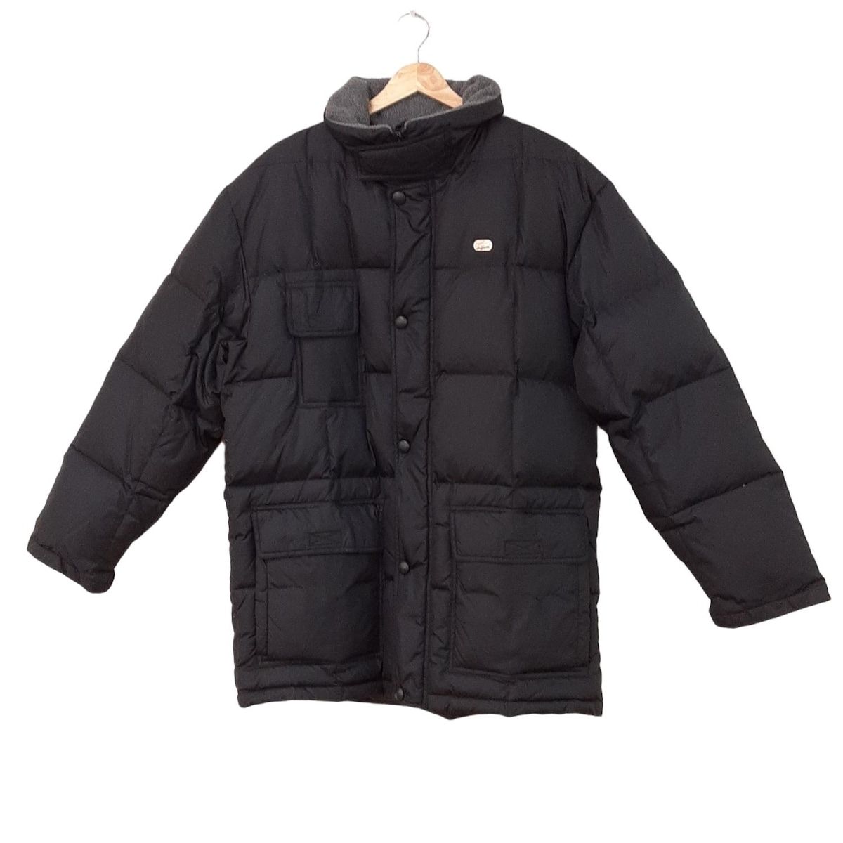 Lacoste ラコステ ダウンコート サイズ50|3 メンズ - 黒×グレー 長袖|ジップアップ|冬