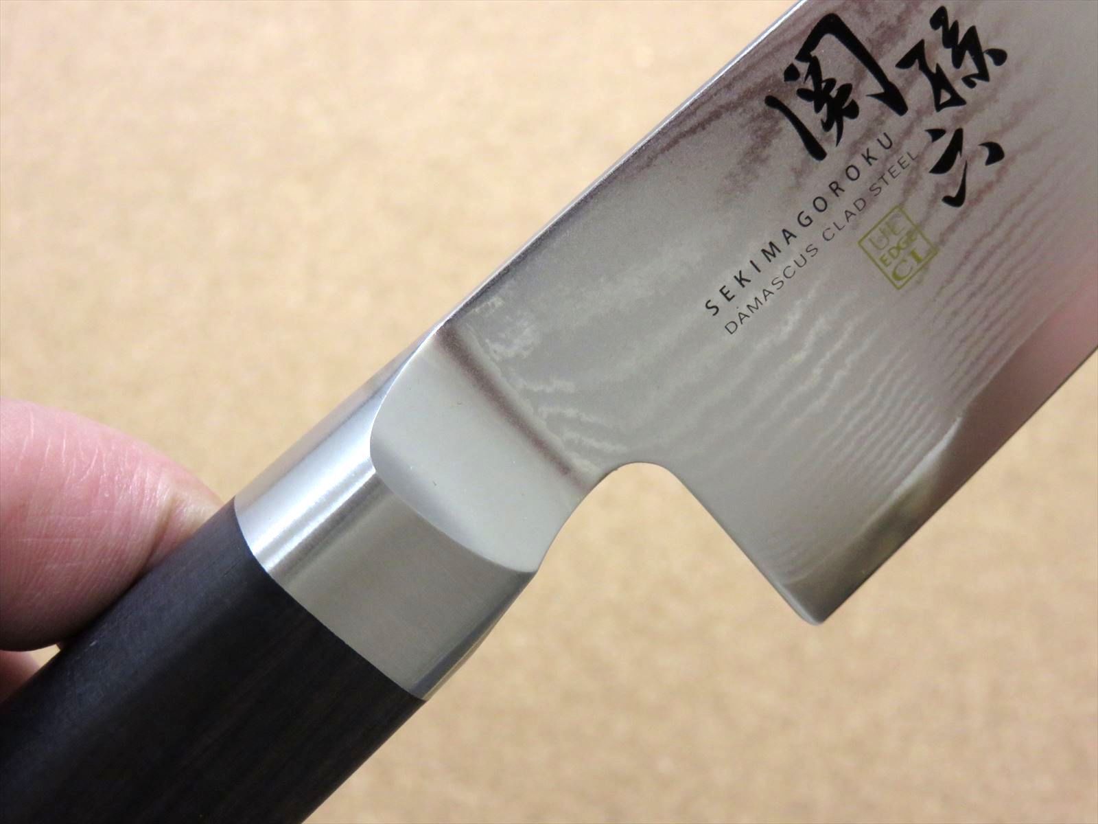 関の刃物 牛刀 18cm (180mm) 貝印 関孫六 ダマスカス 33層 ステンレス 