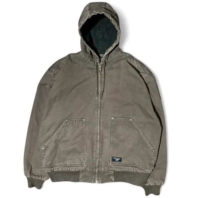 美品》walls ダック アクティブ フード ジャケット ブラウン 茶（XXL 