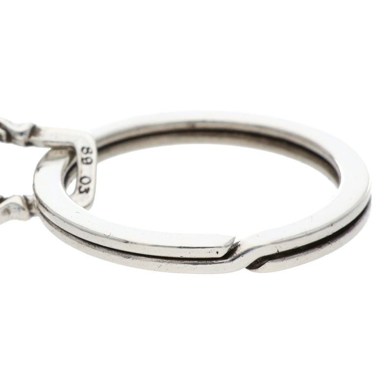 ダガー　シルバーキーリング メンズ バイセル公式】クロムハーツ クロウ ダガー キーホルダー