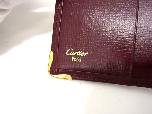 □新品□未使用□ Cartier カルティエ マストライン レザー 二つ折り