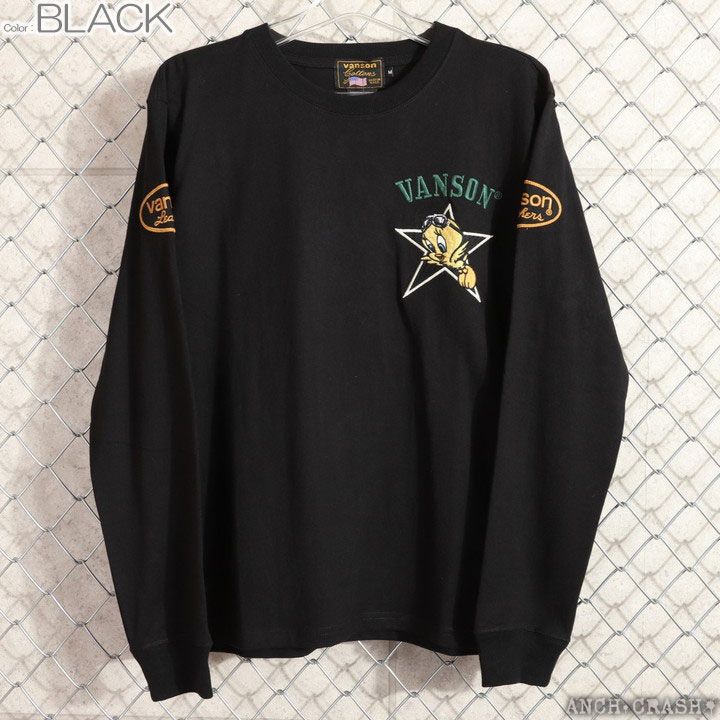 VANSON ルーニー・テューンズ コラボ ロンTEE LTV-2508 バンソン