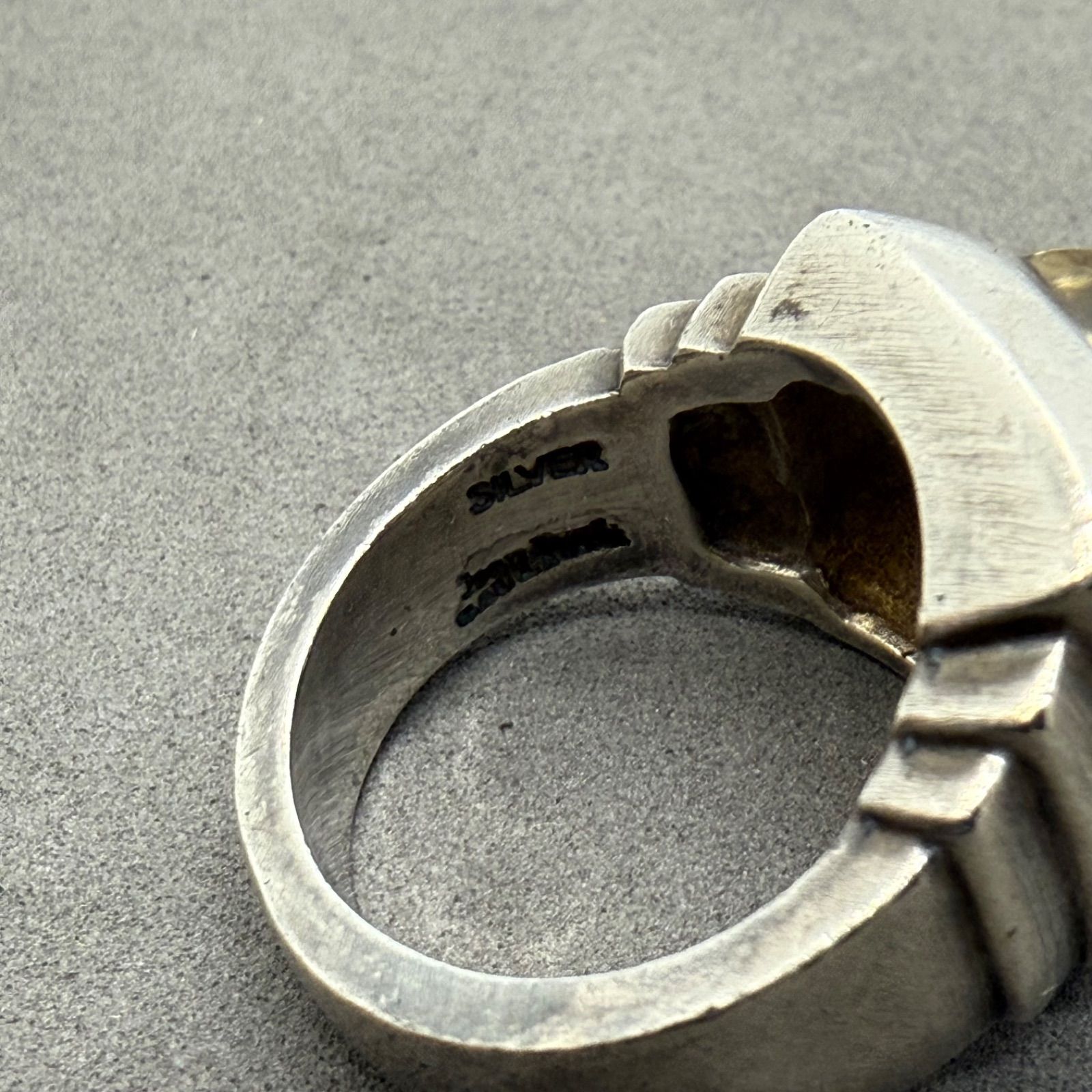 JeanPaulGAULTIERジャンポールゴルチエ リング 指輪 11号 JEAN PAUL GAULTIER archive silver stone RING #11 ジャン