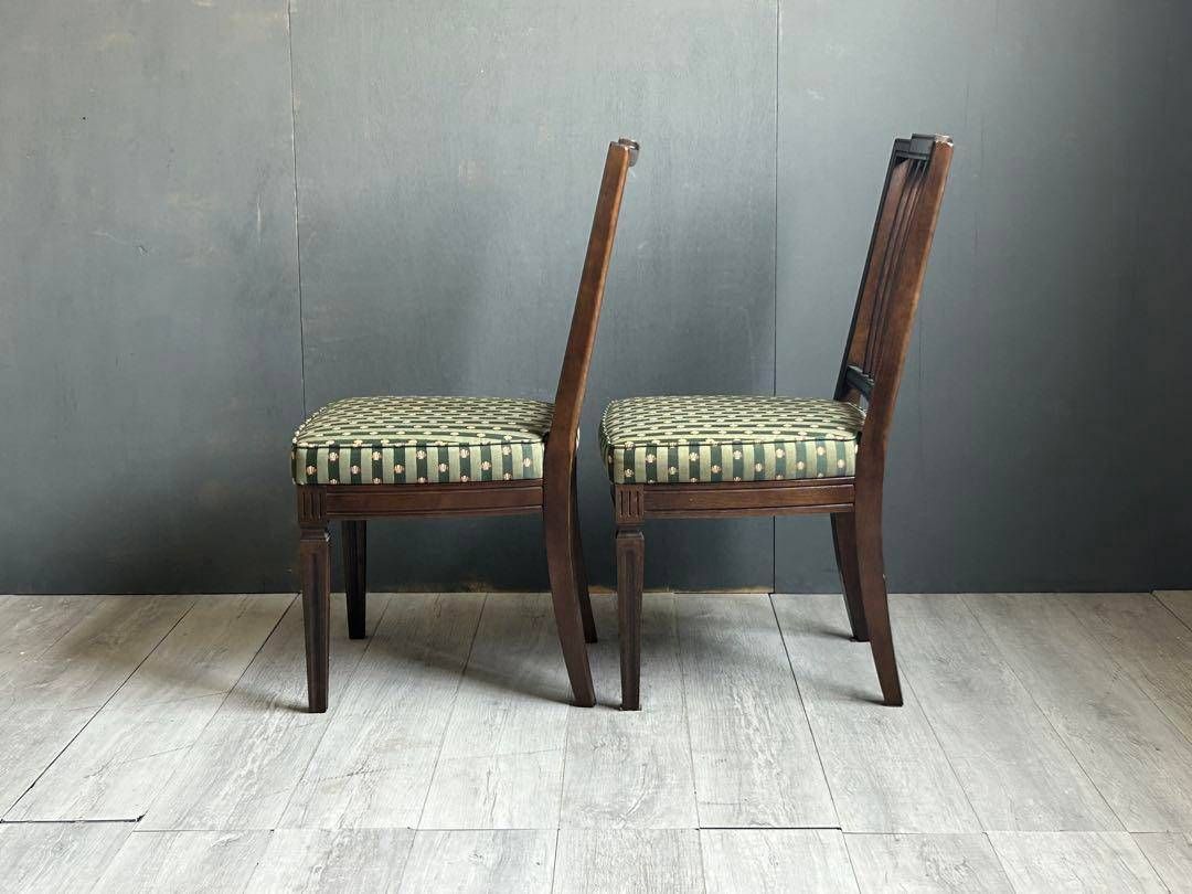 ⑥ カリモク domani ドマーニ 高級椅子 クラシック ヨーロピアン SZ