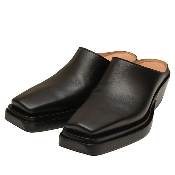 BOTTEGA VENETA ボッテガヴェネタ スクエアトゥミュール サンダル シューズ ブーツ 651307 V00M0 1000 8054000219025