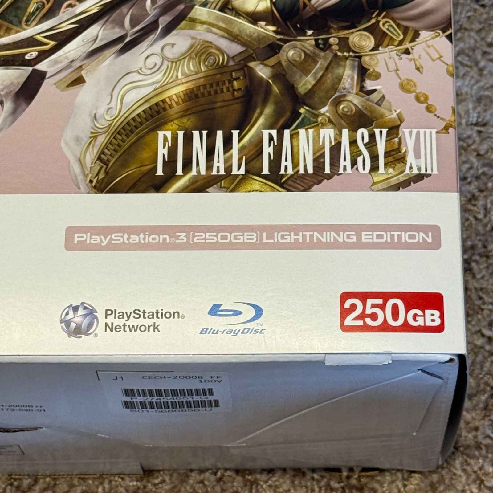 9-043 PS3 本体 FINAL FANTASY XIII 250GB
