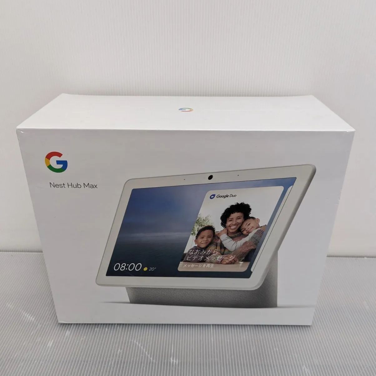 新品未開封】GOOGLE NEST HUB MAX Chalk - メルカリ