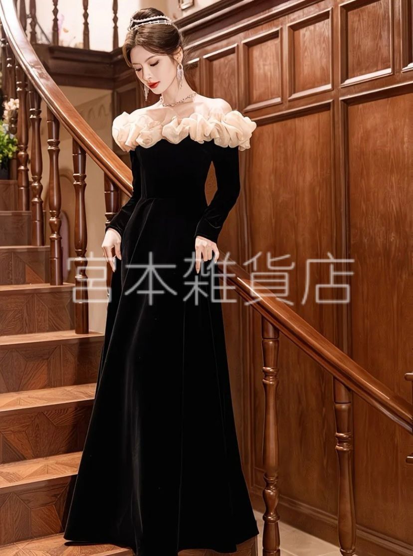 Bonpoint【新品タグ付き】花柄 フリル長袖 ワンピース 150cm14A 楽天