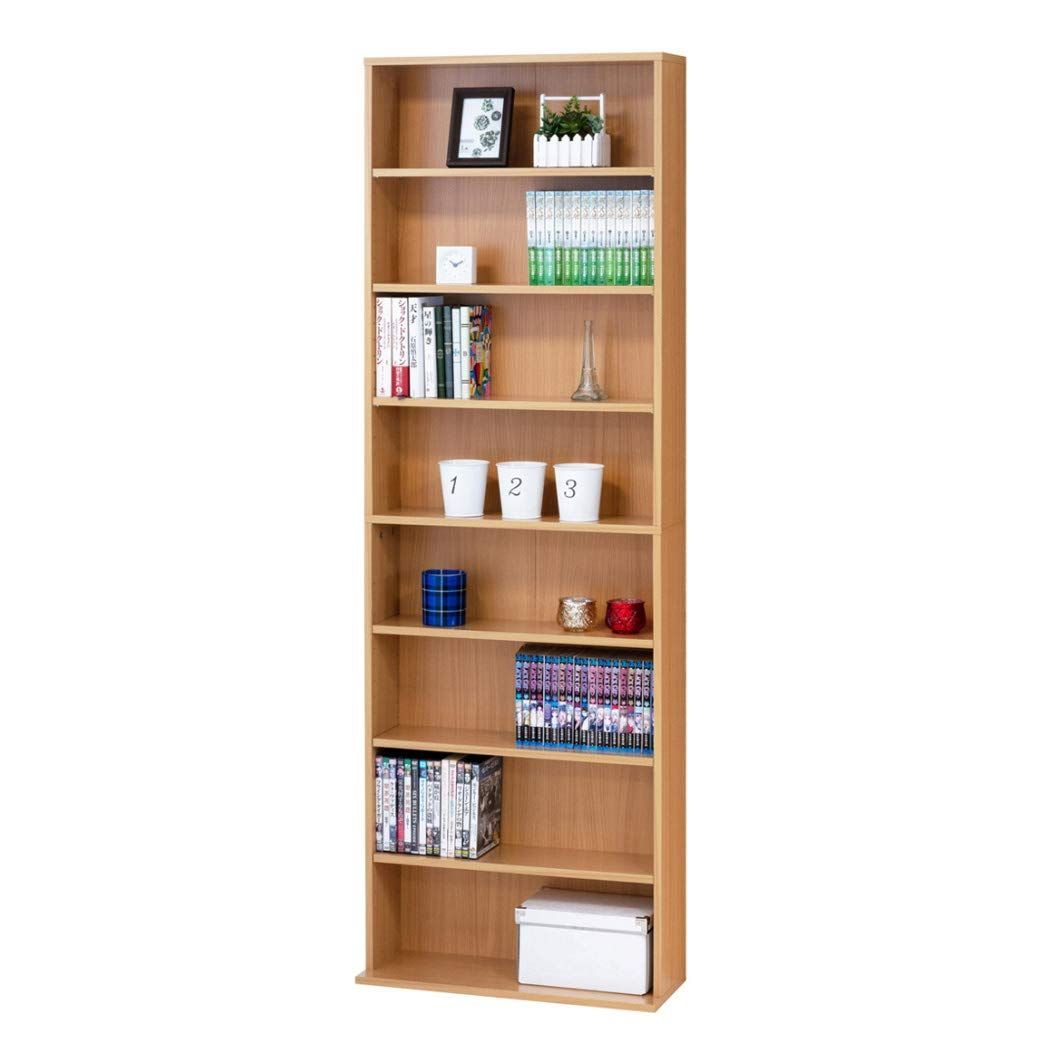 人気商品 収納 コミック 本棚 ラック 幅60cm ナチュラル 039409 書棚 クロシオ