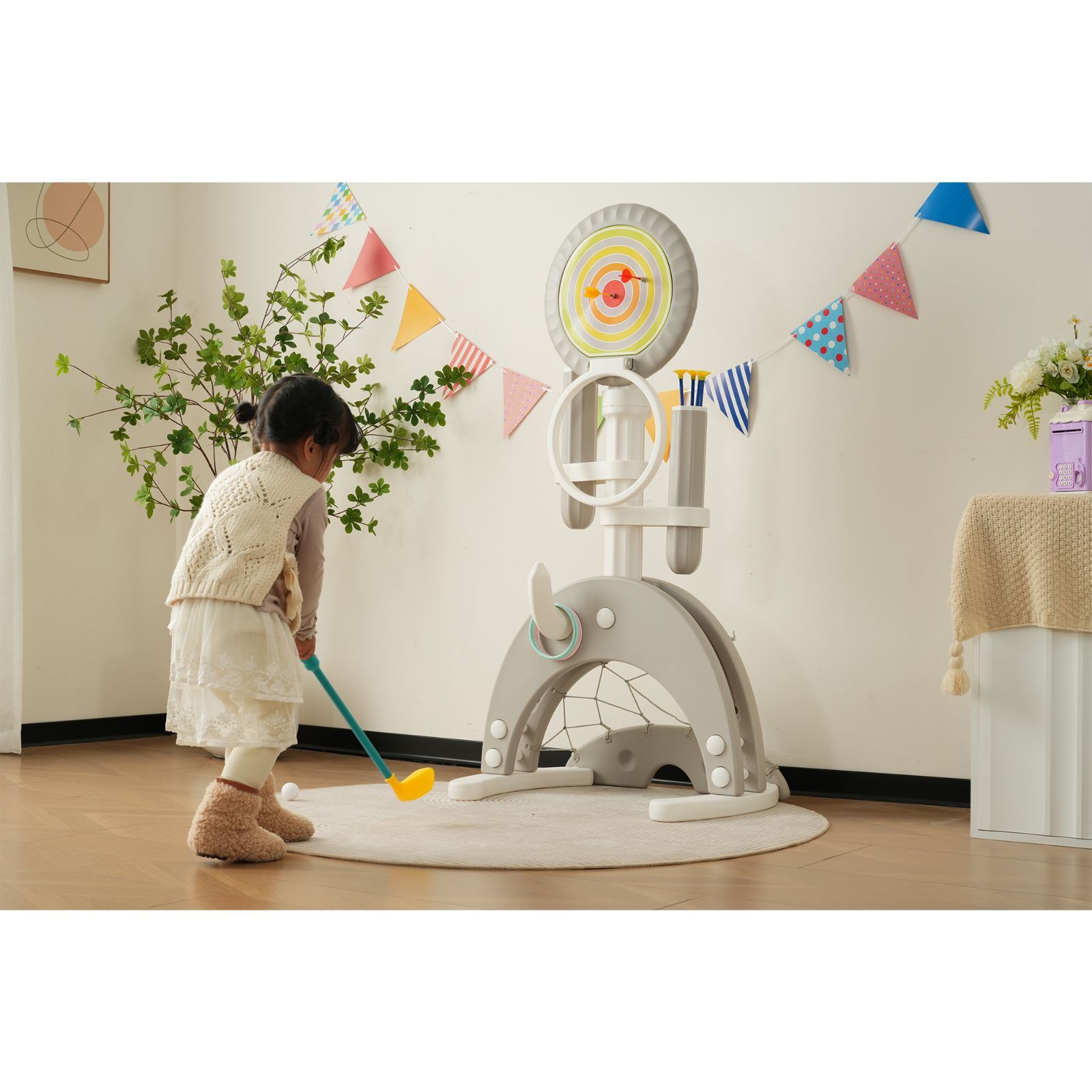 6in1 多機能室内遊具セット｜アーチェリー