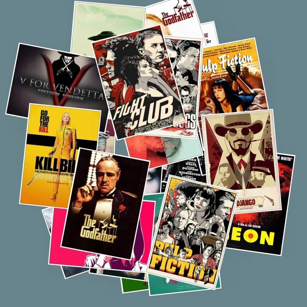 25枚セット 名作 映画 ムービー コレクション 洋画 映画ポスター PVC