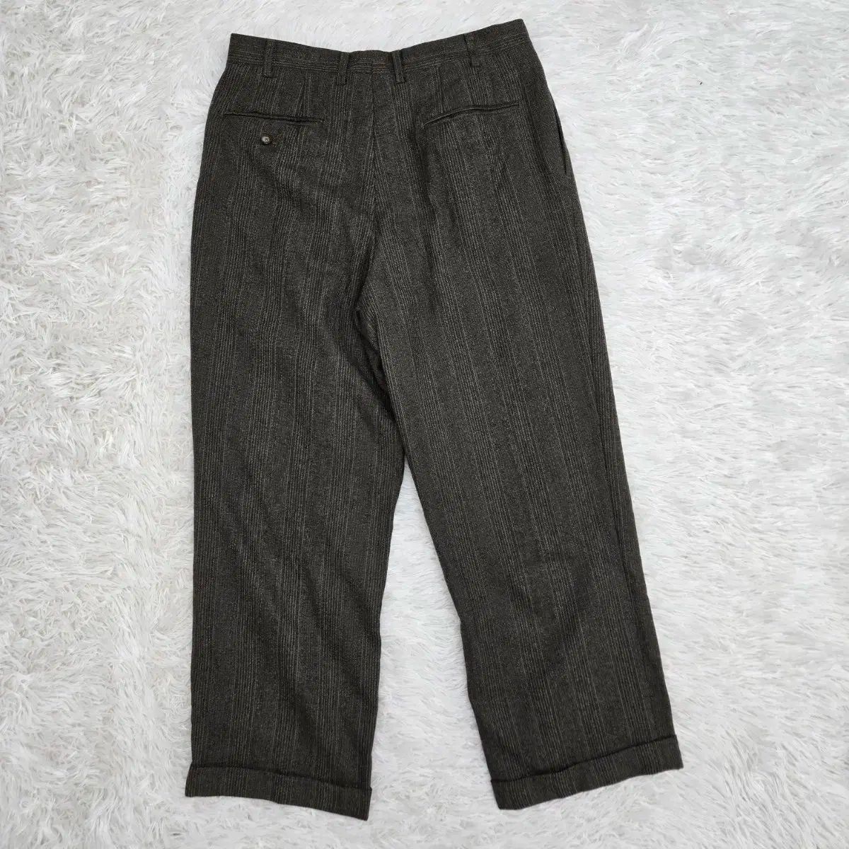 MARKWARE クラシックフィット トラウザー ウールトロ スラックス