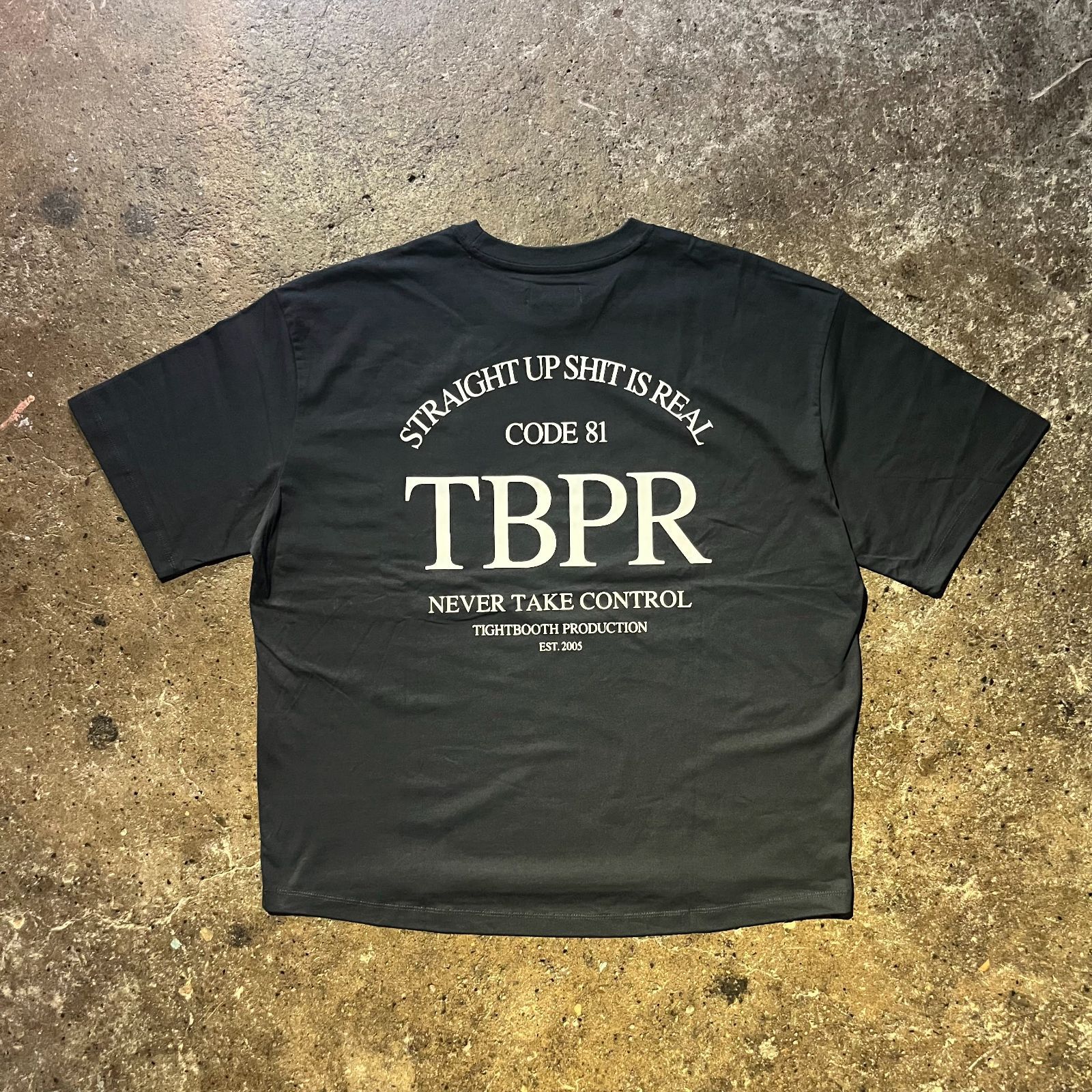 スケートボード TBPR Tshirts TIGHTBOOTH（TBPR）T-SHIRT タイトブース Tシャツ STRAIGHT UP QUICK