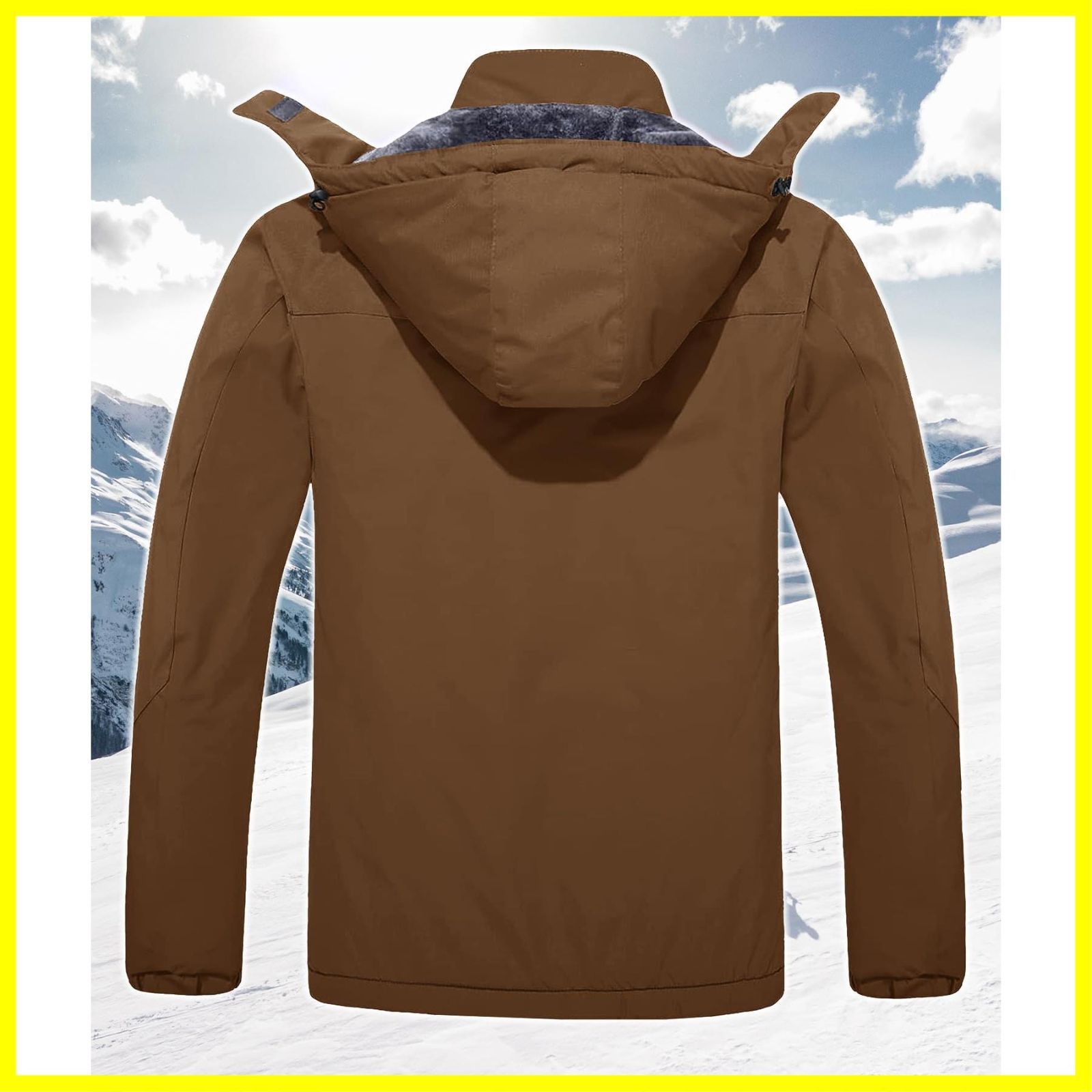 TACVASEN] アウトドアジャケット メンズ 多機能 マウンテンパーカー  