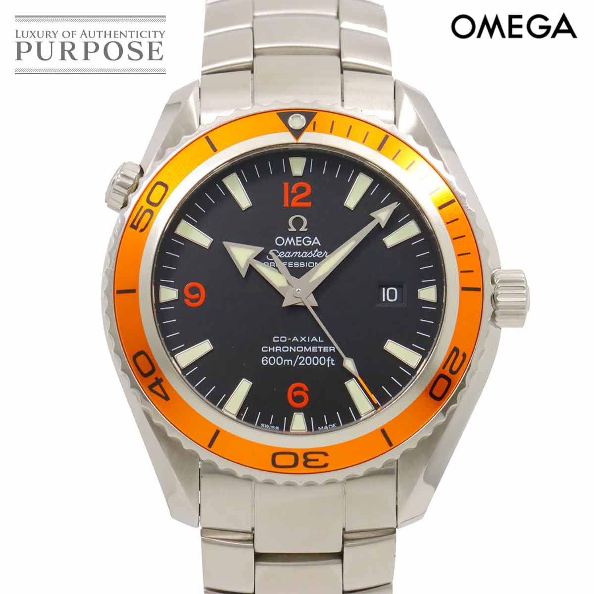 オメガ OMEGA シーマスター プラネットオーシャン コーアクシャル クロノメーター 600m 2208 50 デイト 自動巻き Seamaster 90281046