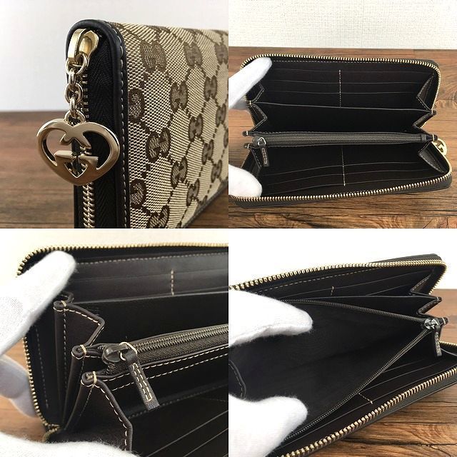 極美品 GUCCI ジップウォレット 308005 420-