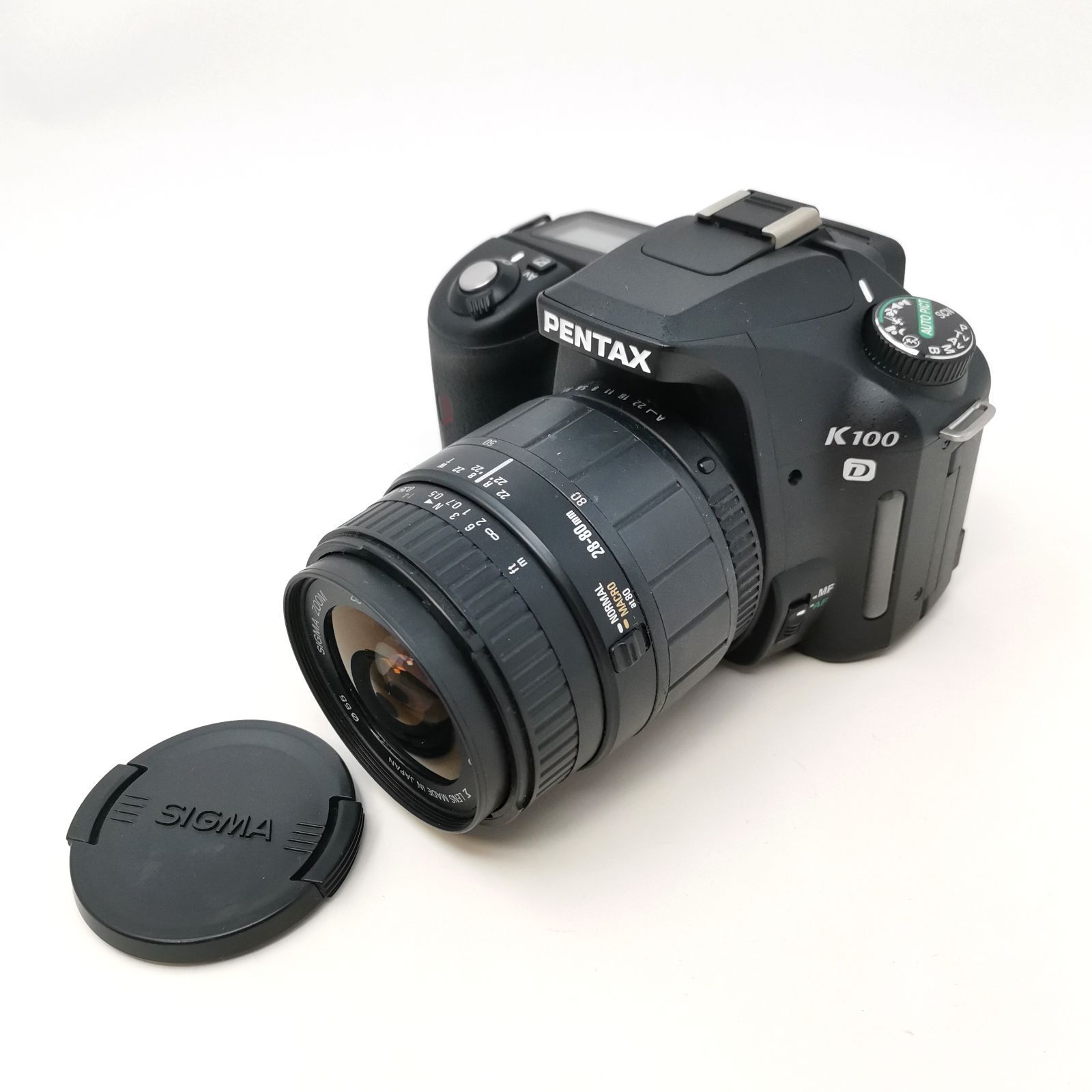 ペンタックス K100D SR ブラック 一眼レフ 本体ジャンク レンズ SIGMA 