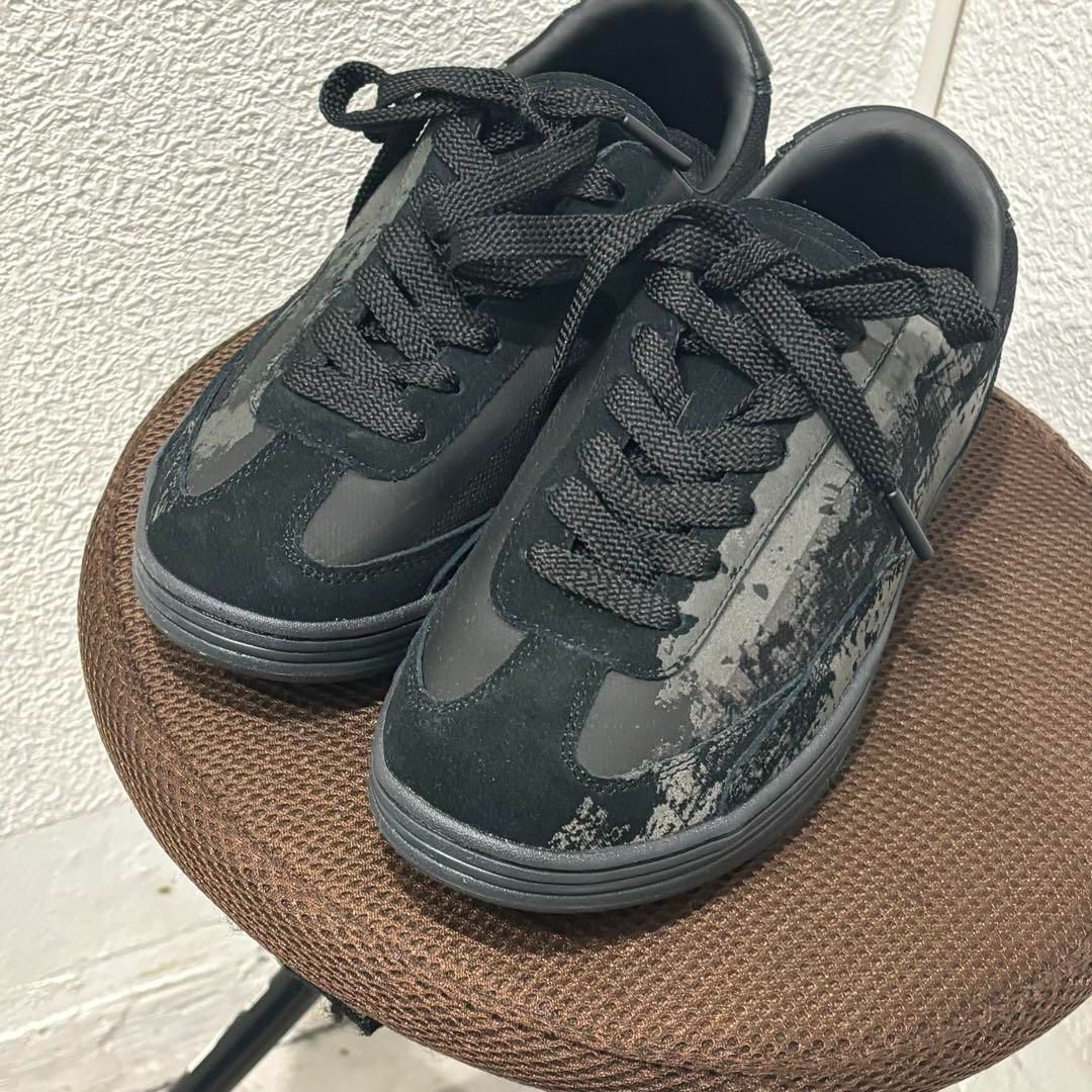 美品　試着のみ　ストーンアイランド　 スニーカー ジャーマントレーナー STONE ISLAND ストーンアイランド 79fws0101 23AWスニーカー